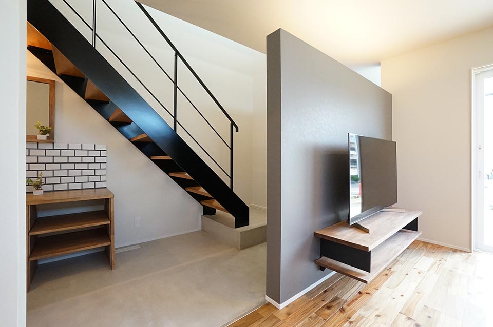 通り土間のある家