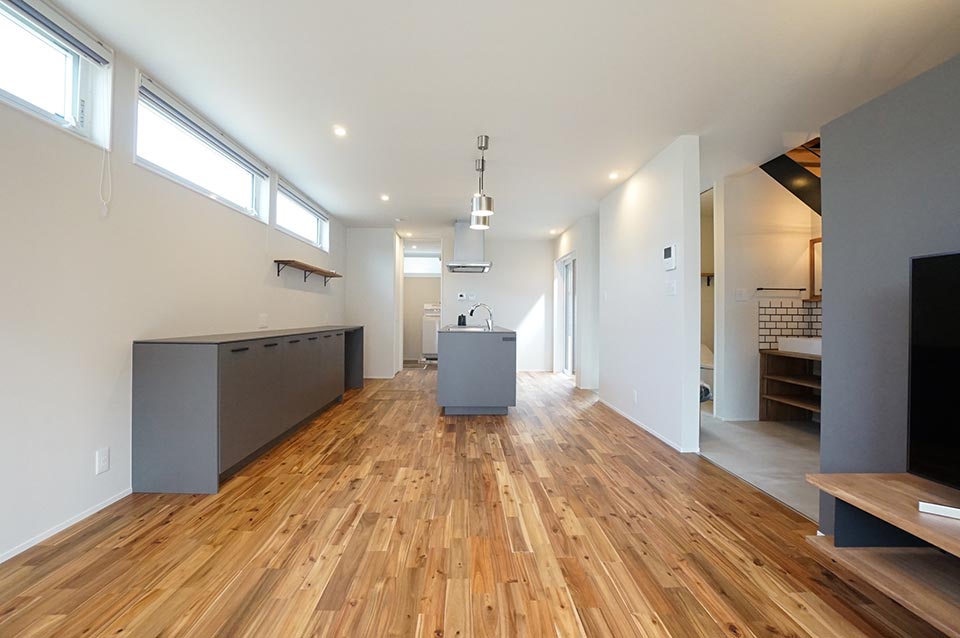 通り土間のある家